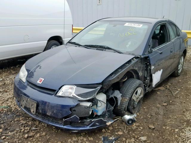 1G8AN15F37Z185833 - 2007 SATURN ION LEVEL BLUE photo 2