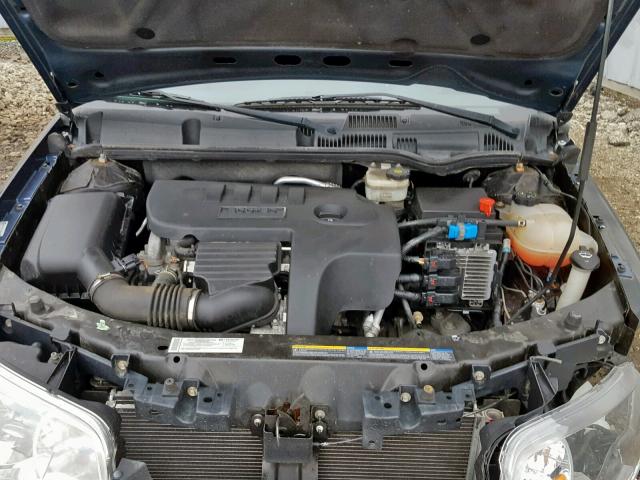 1G8AN15F37Z185833 - 2007 SATURN ION LEVEL BLUE photo 7