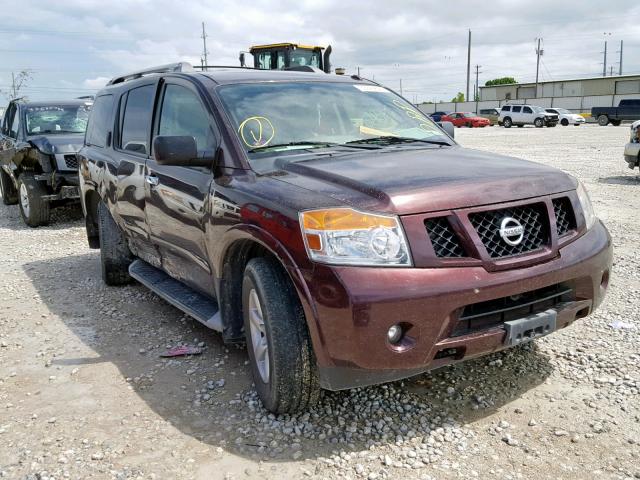 5N1BA0ND0DN601494 - 2013 NISSAN ARMADA SV MAROON photo 1