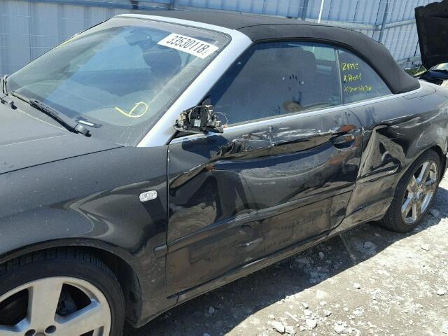 WAUBC48H56K006694 - 2006 AUDI A4 S-LINE BLACK photo 10