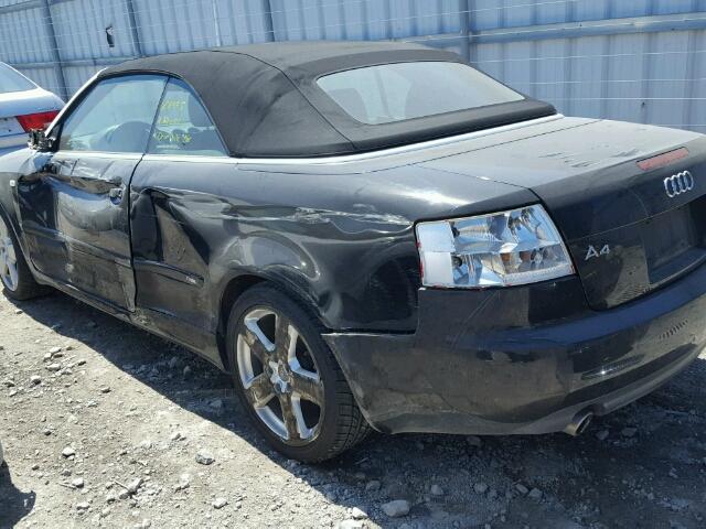 WAUBC48H56K006694 - 2006 AUDI A4 S-LINE BLACK photo 9