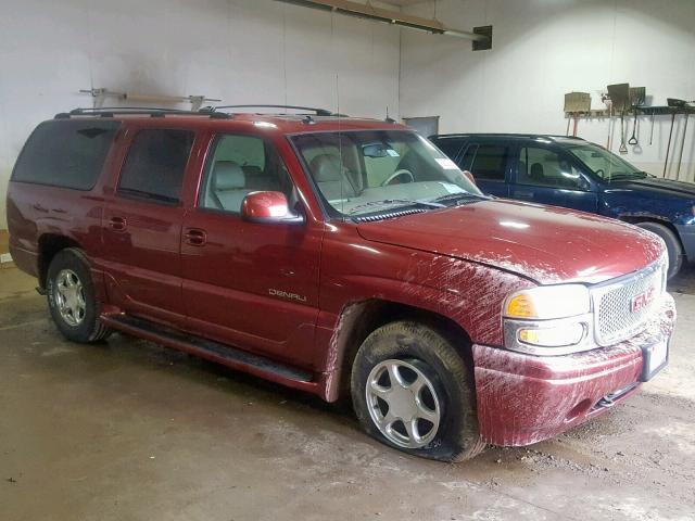 1GKFK66U33J325780 - 2003 GMC YUKON XL D BURGUNDY photo 1