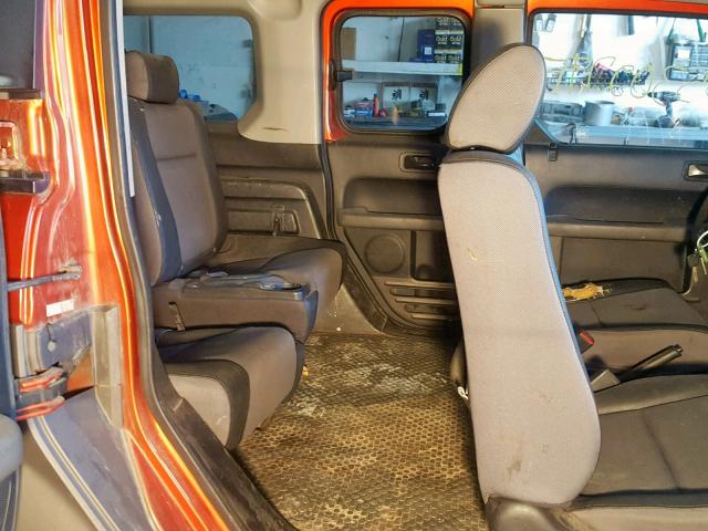 5J6YH28503L024612 - 2003 HONDA ELEMENT EX ORANGE photo 6