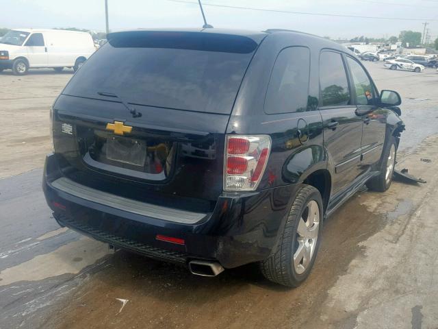 2CNDL537X86025646 - 2008 CHEVROLET EQUINOX SP BLACK photo 4