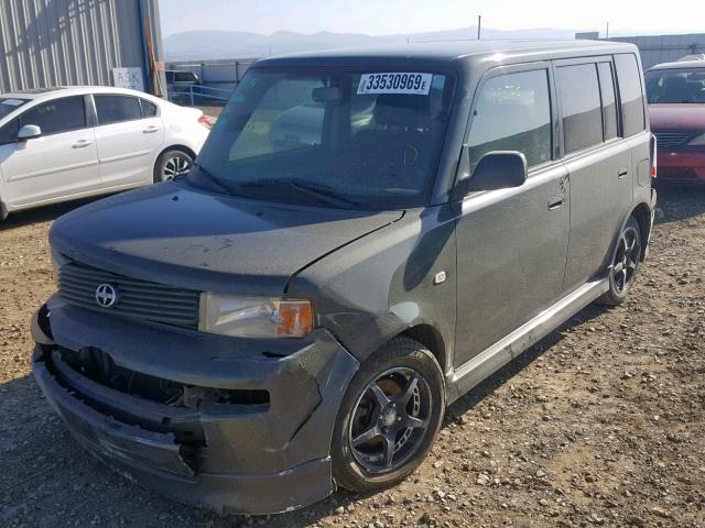 JTLKT334440139977 - 2004 TOYOTA SCION XB 灰色 照片 2