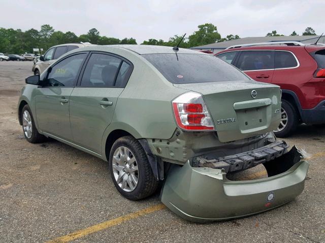 3N1AB61E37L604962 - 2007 NISSAN SENTRA 2.0 GREEN photo 3