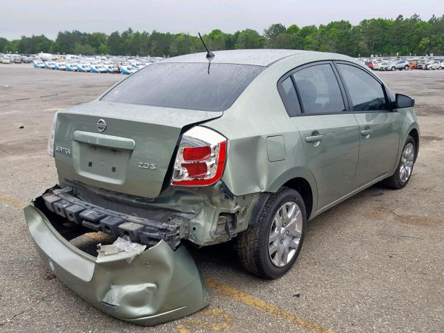 3N1AB61E37L604962 - 2007 NISSAN SENTRA 2.0 GREEN photo 4