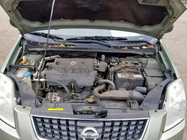 3N1AB61E37L604962 - 2007 NISSAN SENTRA 2.0 GREEN photo 7