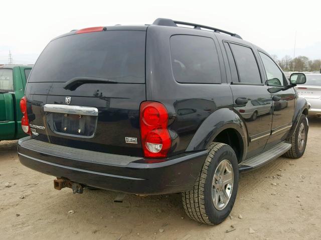 1D4HB58D14F240035 - 2004 DODGE DURANGO LI BLACK photo 4