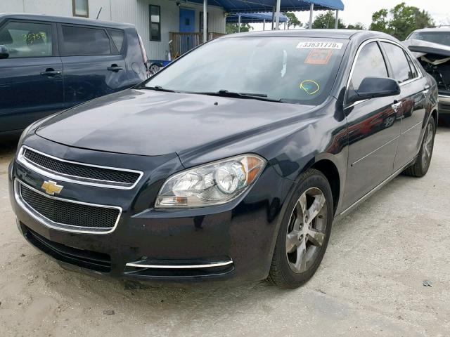1G1ZC5EU7CF380245 - 2012 CHEVROLET MALIBU 1LT 黑色 照片 2