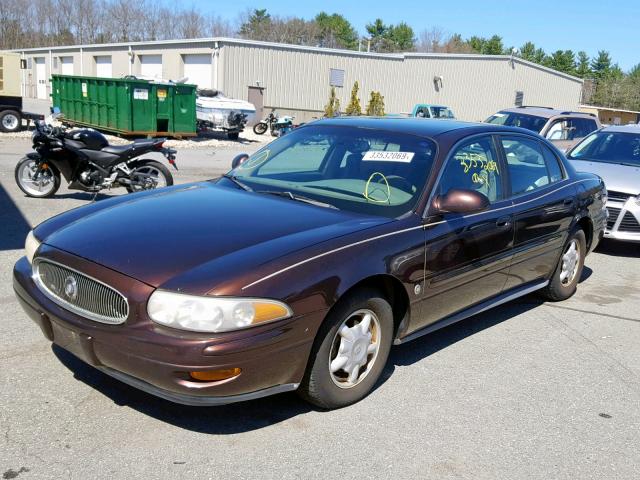 1G4HR54K41U204050 - 2001 BUICK LESABRE LI BROWN photo 2