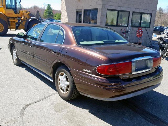 1G4HR54K41U204050 - 2001 BUICK LESABRE LI BROWN photo 3