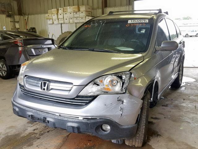 JHLRE38767C039943 - 2007 HONDA CR-V EXL SILVER photo 2