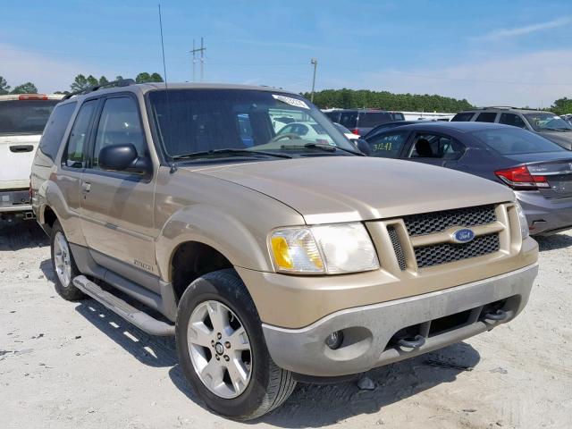 1FMYU60E51UC06040 - 2001 FORD EXPLORER S GOLD photo 1