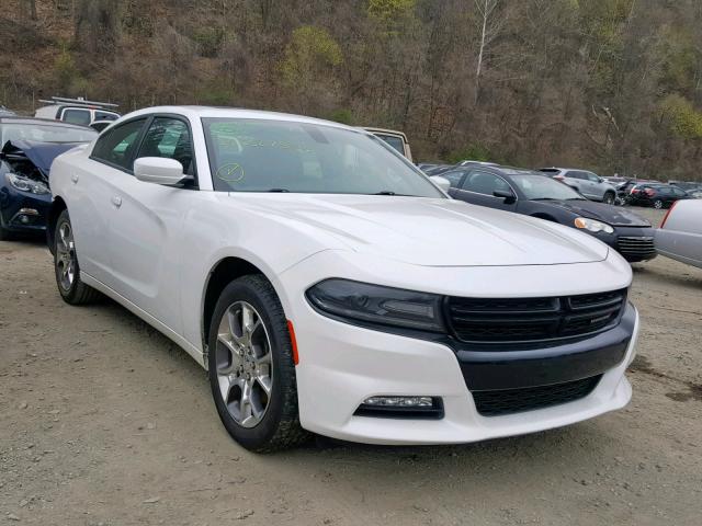 2C3CDXJG3GH144531 - 2016 DODGE CHARGER SX WHITE photo 1