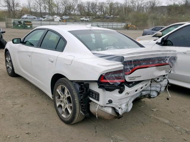 2C3CDXJG3GH144531 - 2016 DODGE CHARGER SX WHITE photo 3