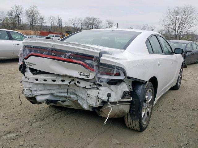 2C3CDXJG3GH144531 - 2016 DODGE CHARGER SX WHITE photo 4