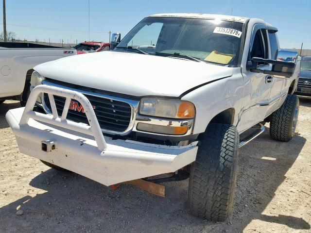 1GTEK19V81Z105600 - 2001 GMC NEW SIERRA WHITE photo 2