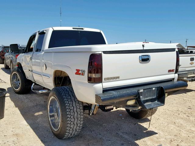 1GTEK19V81Z105600 - 2001 GMC NEW SIERRA WHITE photo 3