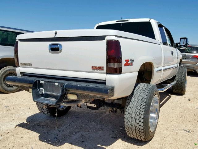 1GTEK19V81Z105600 - 2001 GMC NEW SIERRA WHITE photo 4