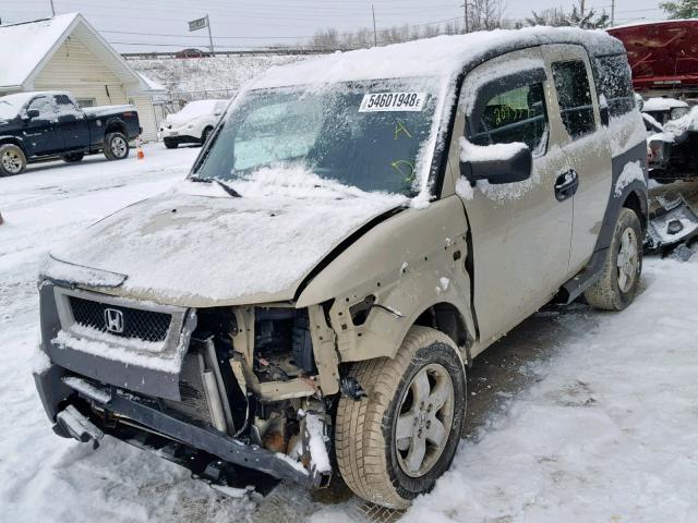 5J6YH28605L010866 - 2005 HONDA ELEMENT EX CREAM photo 2