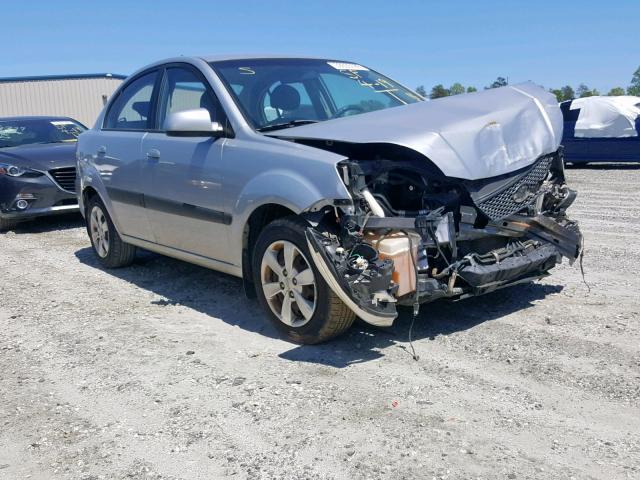 KNADE223496576509 - 2009 KIA RIO BASE SILVER photo 1