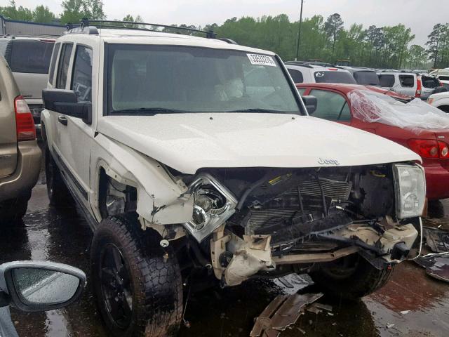 1J8HG48K86C143810 - 2006 JEEP COMMANDER WHITE photo 1