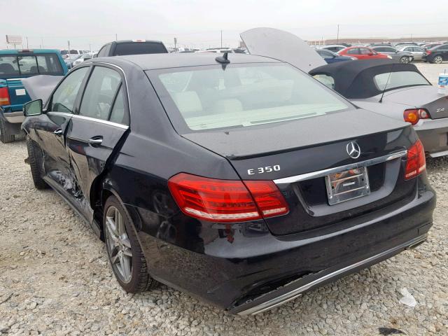 WDDHF5KB2EA810587 - 2014 MERCEDES-BENZ E 350 BLACK photo 3