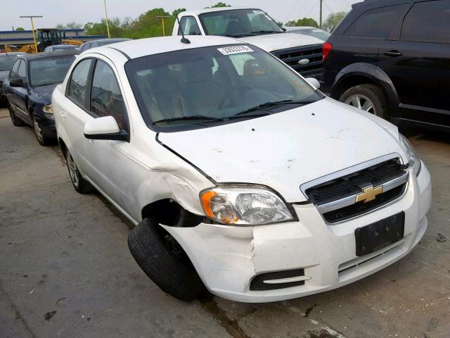 KL1TD5DE6BB142050 - 2011 CHEVROLET AVEO LS WHITE photo 1