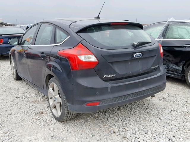 1FAHP3N28CL174191 - 2012 FORD FOCUS TITA BLACK photo 3