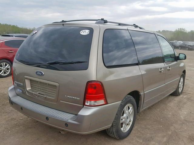 2FMDA58244BA36727 - 2004 FORD FREESTAR L GOLD photo 4