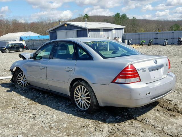 1MEHM421X5G623871 - 2005 MERCURY MONTEGO PR SILVER photo 3