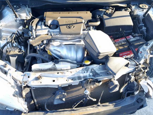 4T1BF1FK9CU071132 - 2012 TOYOTA CAMRY BASE SILVER photo 7