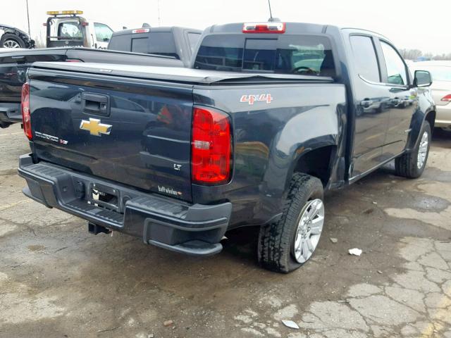 1GCGTCEN8J1238833 - 2018 CHEVROLET COLORADO L TEAL photo 4