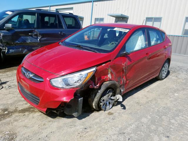 KMHCT5AE3GU236846 - 2016 HYUNDAI ACCENT SE  photo 2