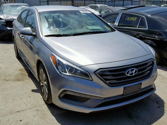 5NPE34AF1HH528569 - 2017 HYUNDAI SONATA SPO GRAY photo 1