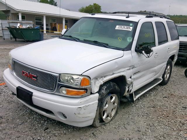 1GKEK63U54J193896 - 2004 GMC YUKON DENA WHITE photo 2