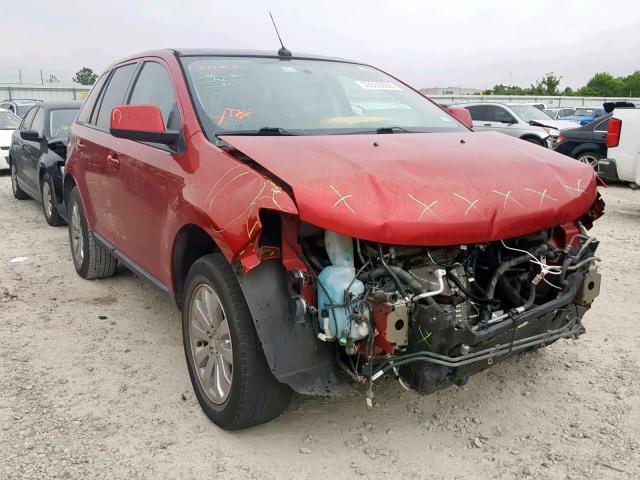 2FMDK3JC2ABA00793 - 2010 FORD EDGE SEL RED photo 1