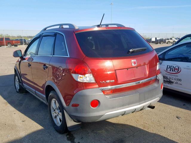 3GSCL33PX9S517105 - 2009 SATURN VUE XE RED photo 3