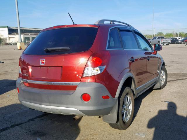 3GSCL33PX9S517105 - 2009 SATURN VUE XE RED photo 4