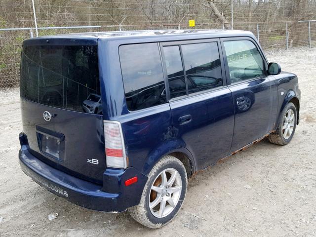 JTLKT334554028123 - 2005 TOYOTA SCION XB 蓝色 照片 4
