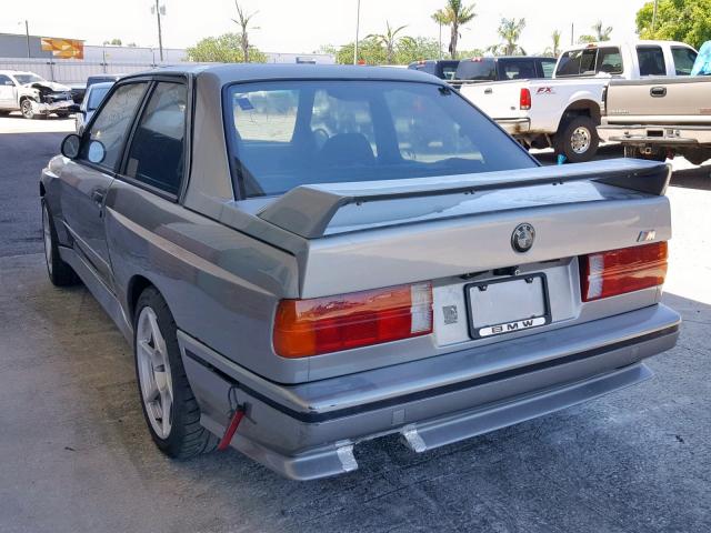 WBSAK0309J2195136 - 1988 BMW M3 SILVER photo 3