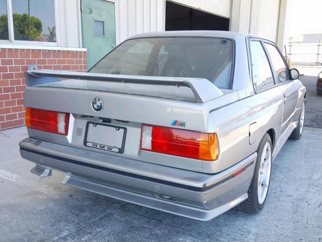 WBSAK0309J2195136 - 1988 BMW M3 SILVER photo 4