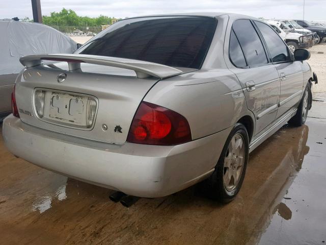 3N1AB51D26L497984 - 2006 NISSAN SENTRA SE- SILVER photo 4