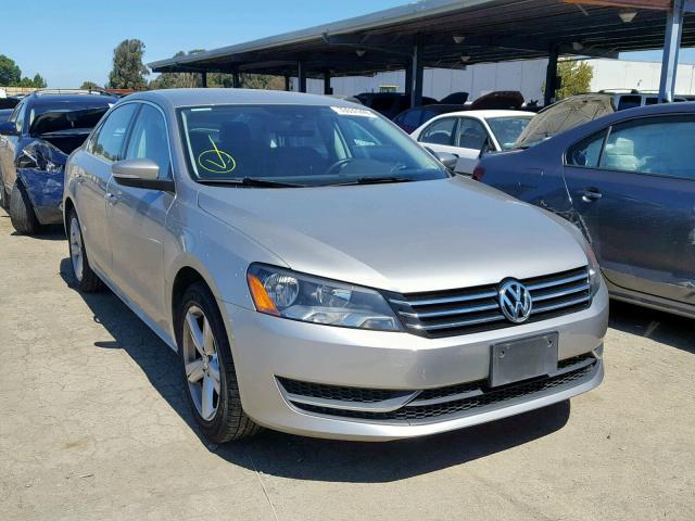 1VWBT7A36EC049238 - 2014 VOLKSWAGEN PASSAT SE GRAY photo 1