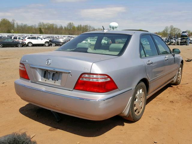 JH4KA96654C000374 - 2004 ACURA 3.5RL GRAY photo 4