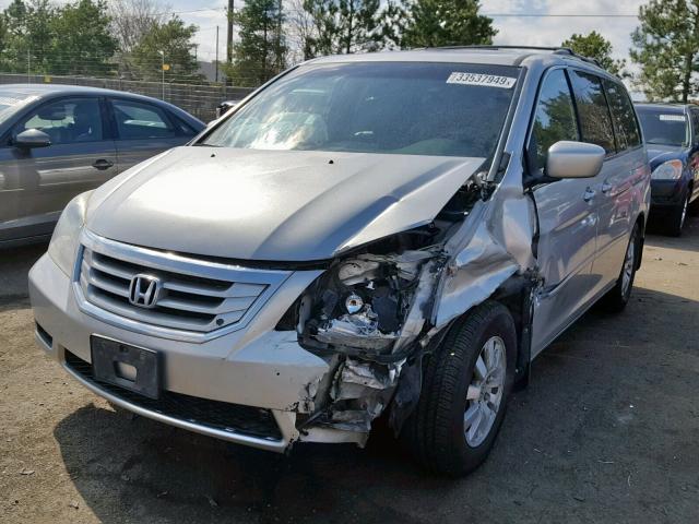 5FNRL386X8B410150 - 2008 HONDA ODYSSEY EX SILVER photo 2