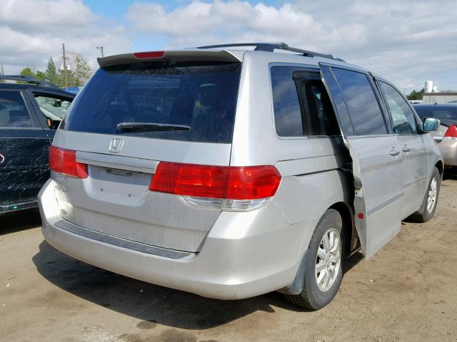 5FNRL386X8B410150 - 2008 HONDA ODYSSEY EX SILVER photo 4