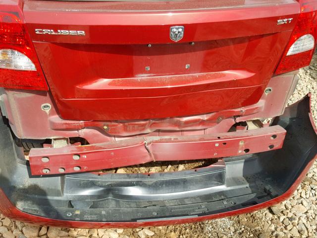 1B3HB48B27D328292 - 2007 DODGE CALIBER SX RED photo 9