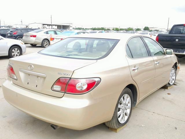 JTHBF30G620069251 - 2002 LEXUS ES 300 GOLD photo 4